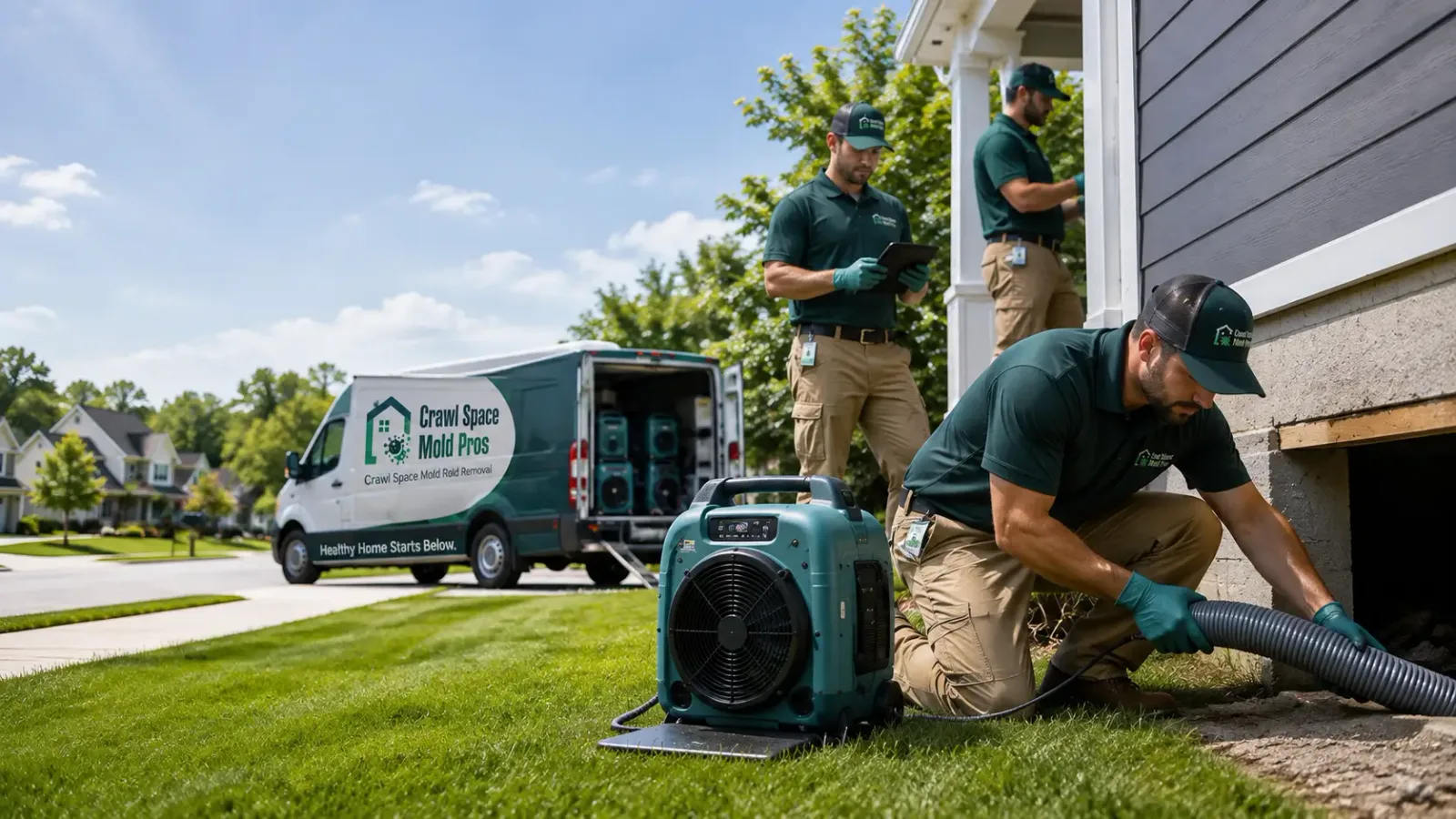 Crawl Space Mold Removal in Prattville, AL